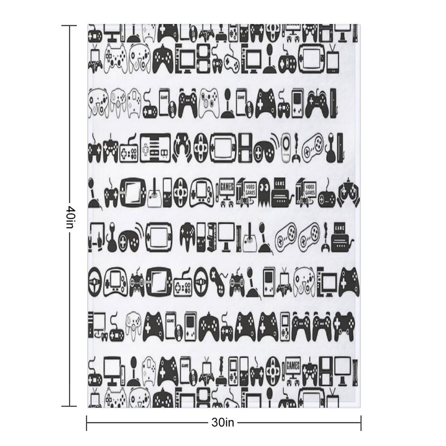 Retro Gamer Throw Blanket