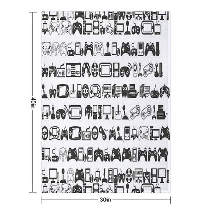 Retro Gamer Throw Blanket