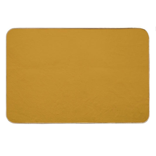 Best Seller Golden Mustard Yellow Solid Color Pairs with Sherwin Williams Auric Gold SW 6692 Bath Mat