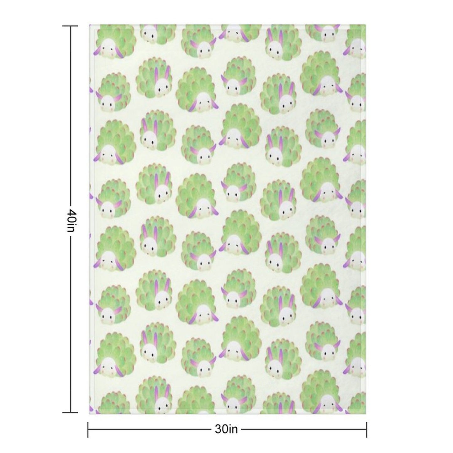 Sea Sheep Throw Blanket