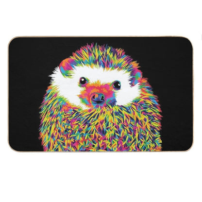 Hedgehog of Color Bath Mat