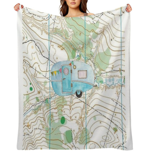 Camper Throw Blanket