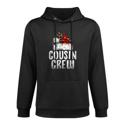 Christmas Cousin Crew Santa Xmas Family Matching Pajamas Casual Wear Hoodie