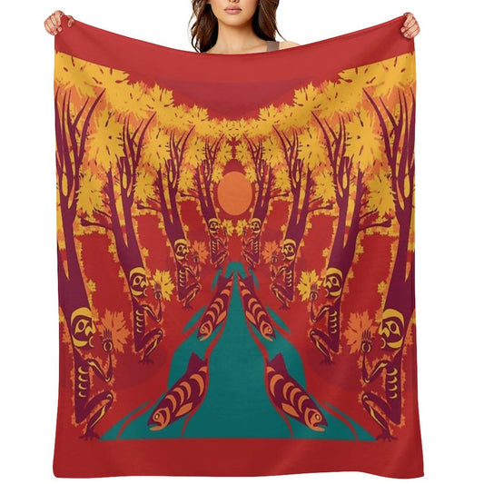 IT̸EL̵OṈSET Throw Blanket