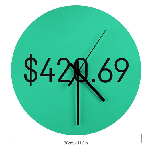 $420.69 Wall Clock