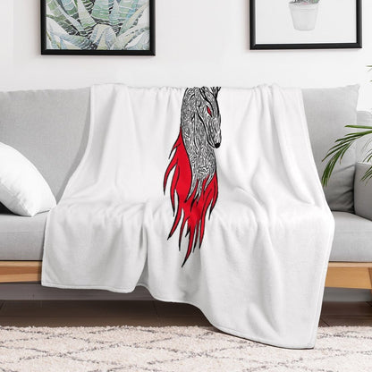 Elder Deer Throw Blanket