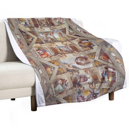 Sistine Chapel Ceiling Throw Blanket