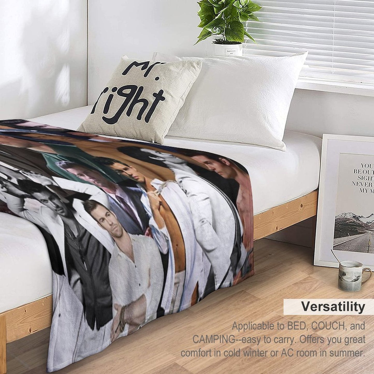 Daniel Gillies - Elijah Mikaelson Photo Collage Throw Blanket