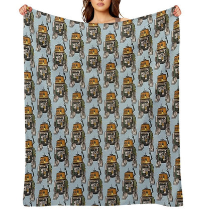 Best Gifts For Men And WomenRebel Toons Chopper Throw Blanket