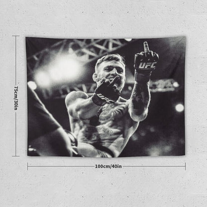 Conor McGregor Middle Finger - Notorious Tapestry