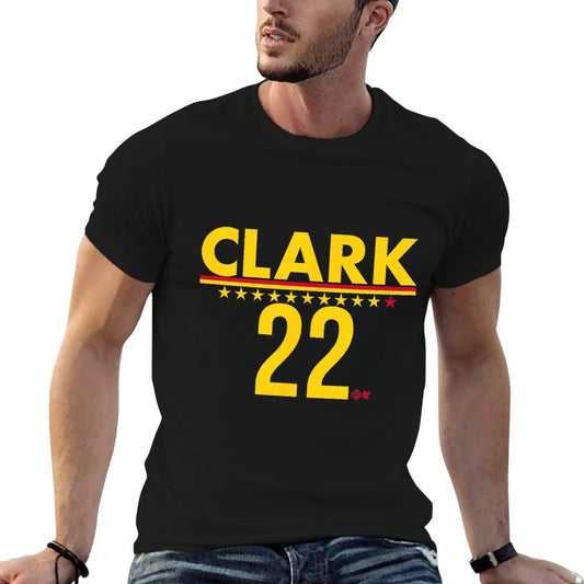 BreakingT Caitlin Clark IND 22 - Indiana Basketball, Small, Blue  Tagless Design T-Shirt