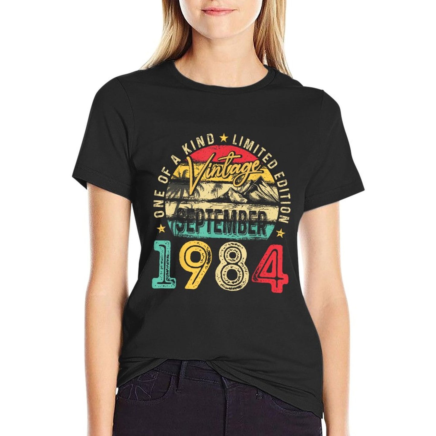 Vintage September 1984 40th Birthday Gifts Funny Men Women  Affordable Price T-Shirt