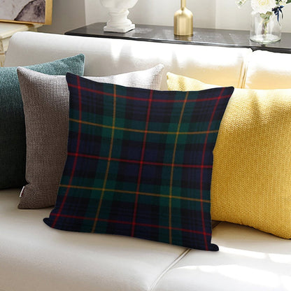 Farquharson Scottish Tartan Soft Durable Construction Throw Pillow