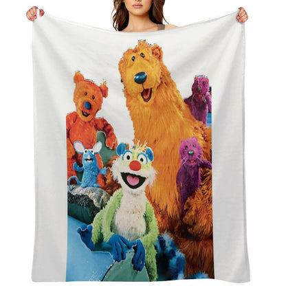 Bear in The Big Blue House Throw Blanket