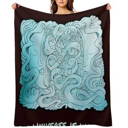 Open Your Mind. The Universe Is Waiting. Throw Blanket