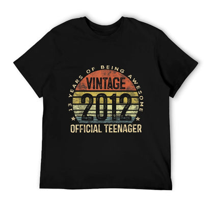 Vintage 2012 Officialnager 13th Birthday Gifts 13 Yr Old T-Shirt