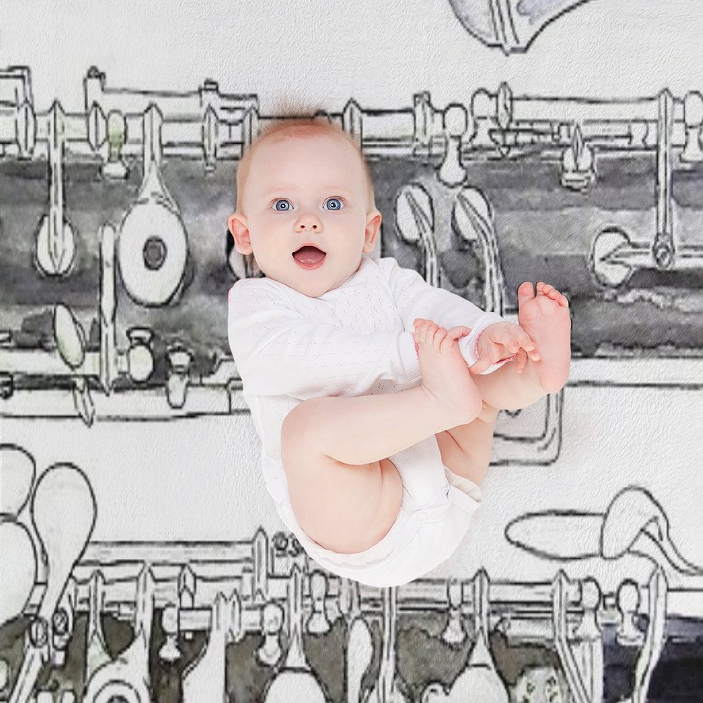 The Oboe Throw Blanket