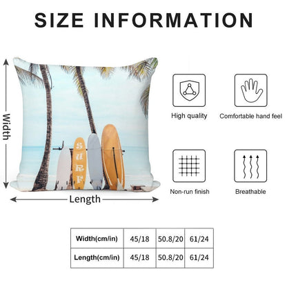 Choose Your Surfboard Soft Style Accent Throw Pillow