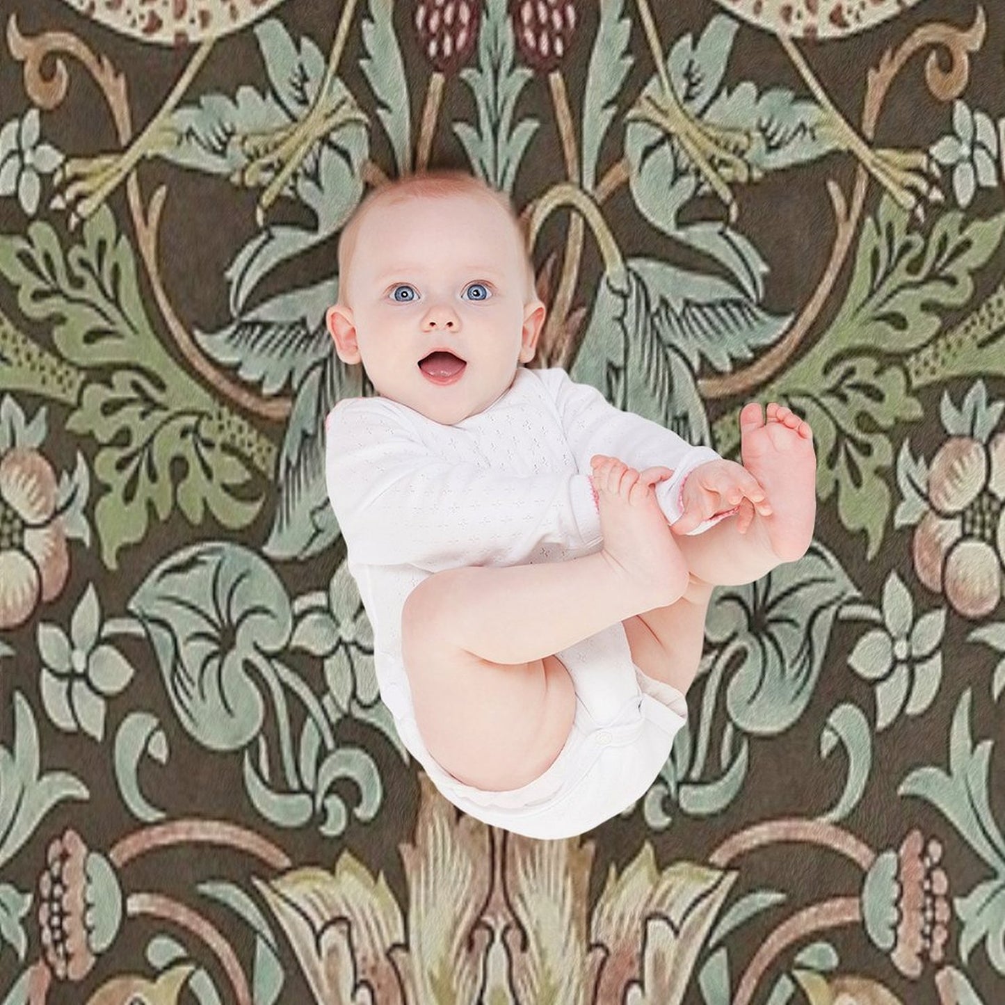 William Morris Birds And Flowers Throw Blanket