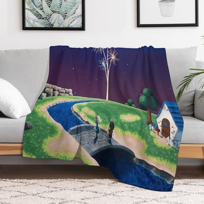 New Year Throw Blanket