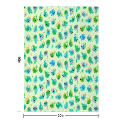 Candy Tadpole Throw Blanket