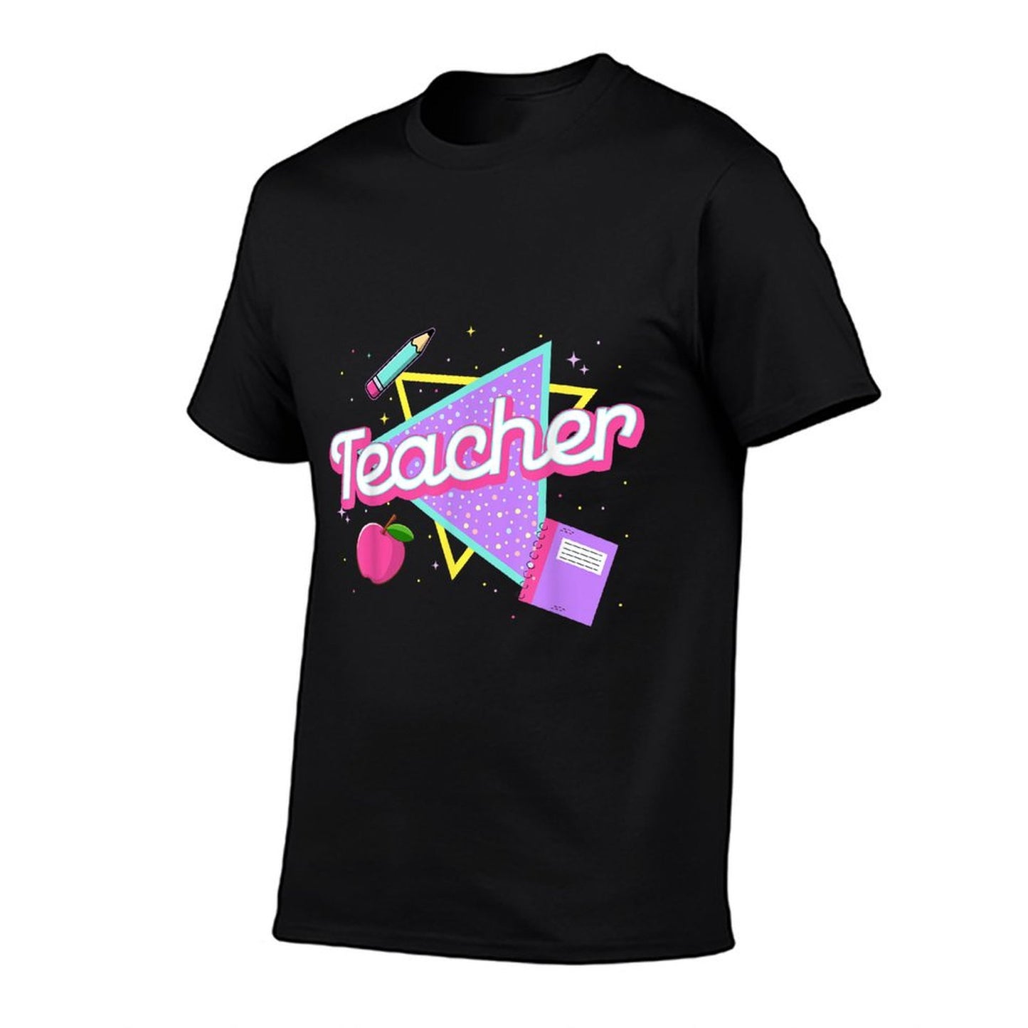 Cute Teacher Shirt 80&#39;s 90&#39;s Style Retro Old School Teacher T-Shirt