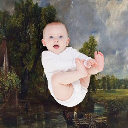 John Constable - The Hay Wain Throw Blanket