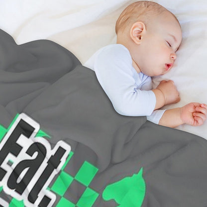 Boys Chess Eat Sleep Chess Repeat Gift Throw Blanket