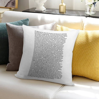 That One Scene In Little Women Soft Home Decor Throw Pillow