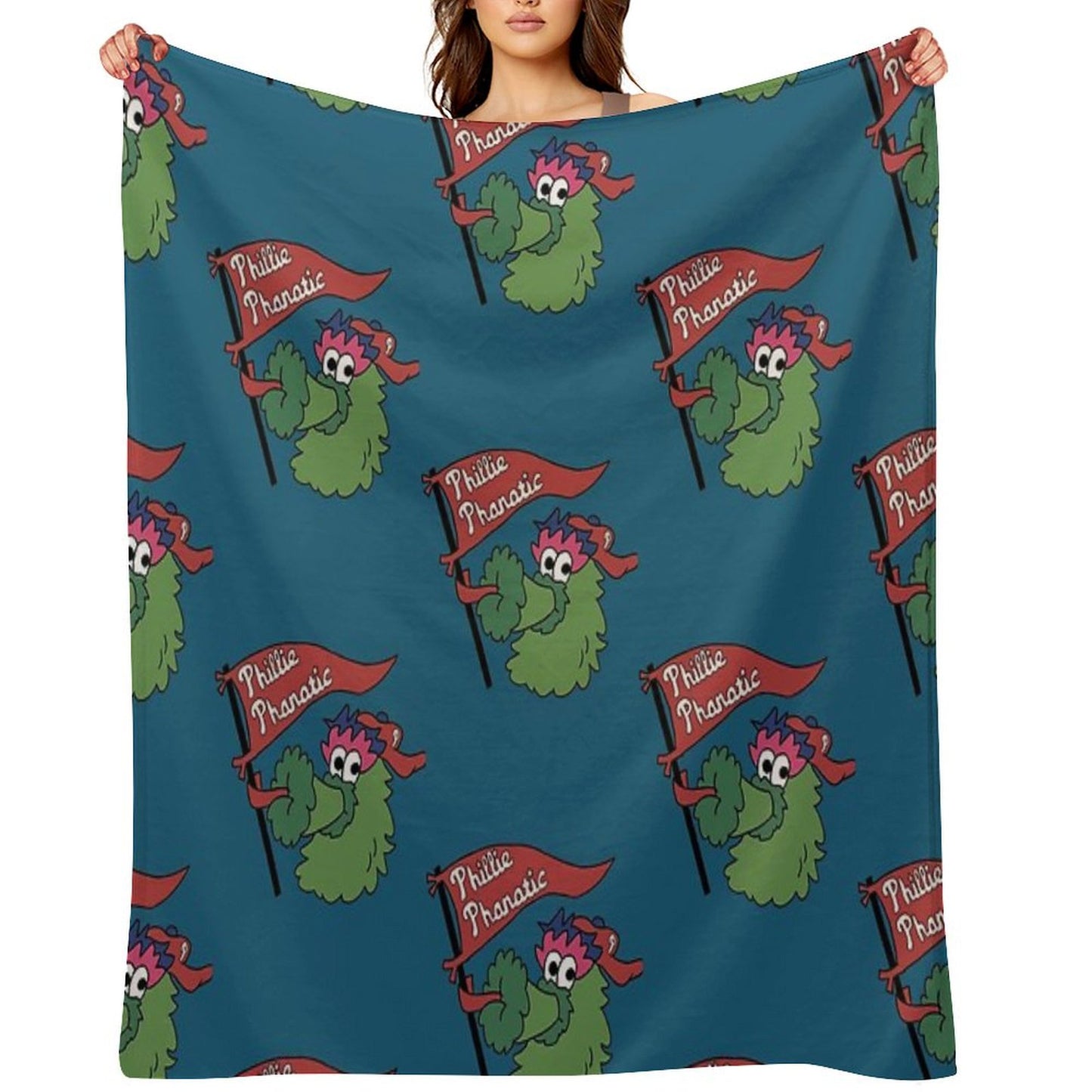 Phillie Phanatic Throw Blanket