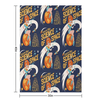 United Space Federation Throw Blanket