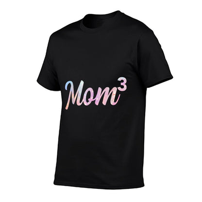 Mom3 Mom of 3 Mother of Three Kids Mama Mothers Day T-Shirt