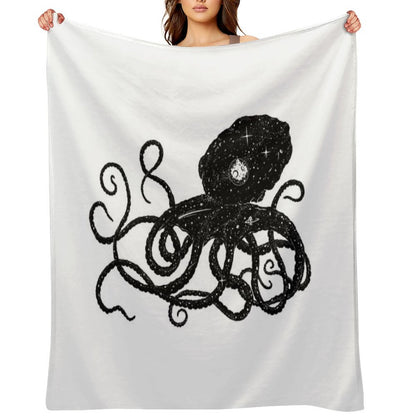 Galactapus Throw Blanket