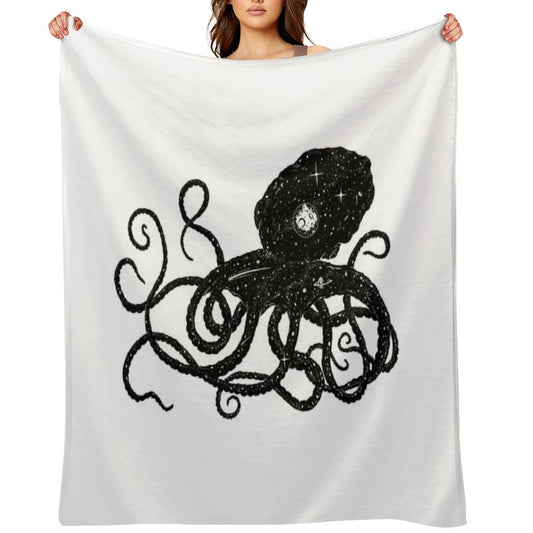 Galactapus Throw Blanket