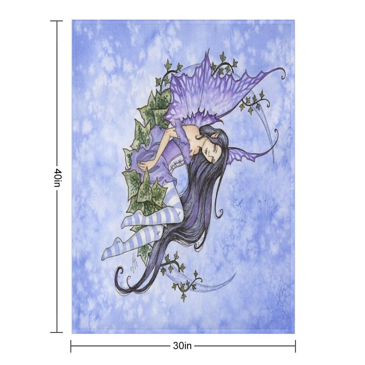 Ivy Moon Throw Blanket