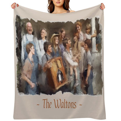 The Waltons TV Show Throw Blanket
