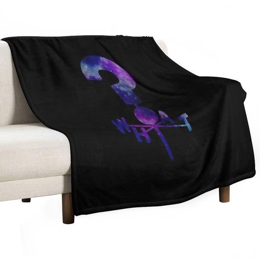 The Mystery Shack Question Mark Weathervane Throw Blanket