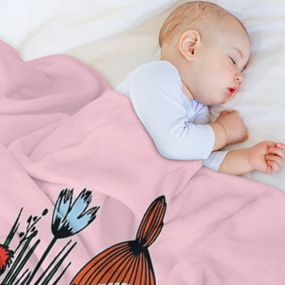 Moomin Mymble Reading Throw Blanket