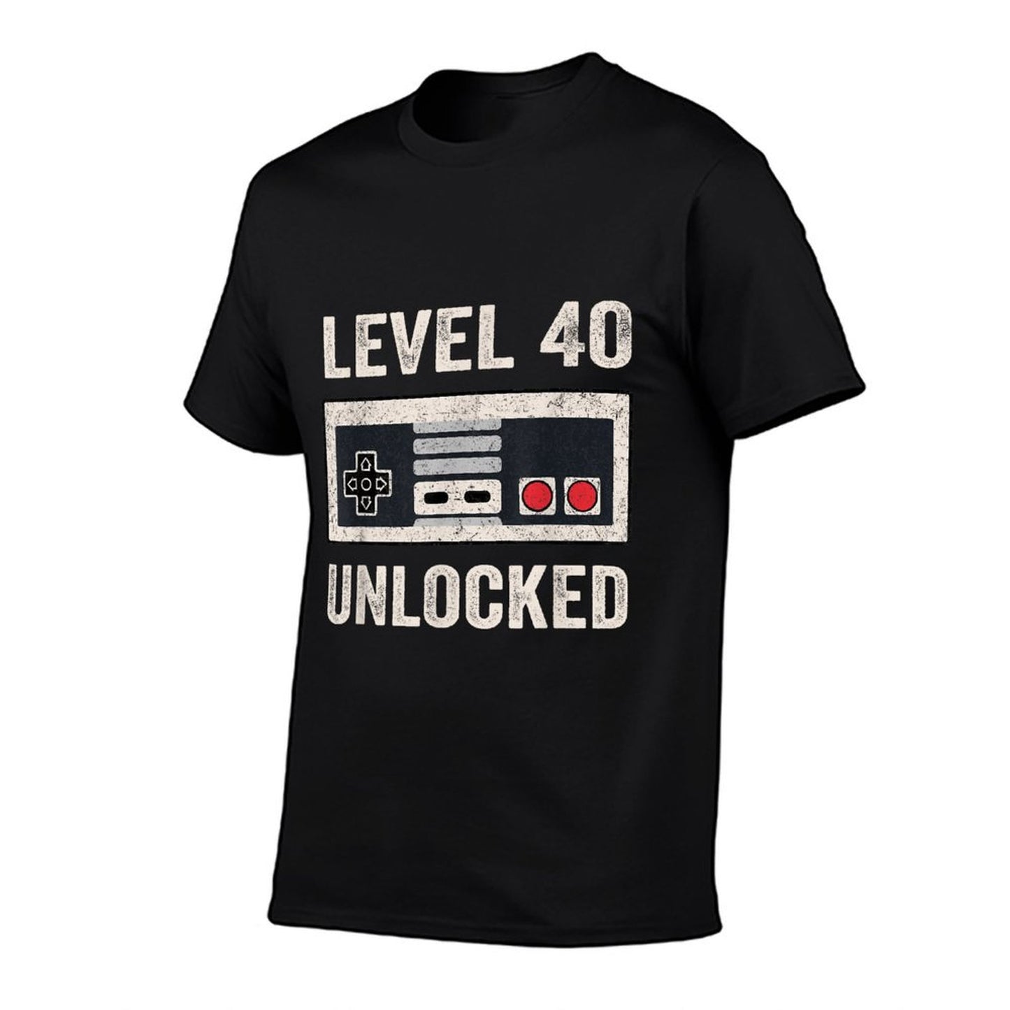 Level 40 Unlocked Video Gamer 40th Birthday Gift T-Shirt