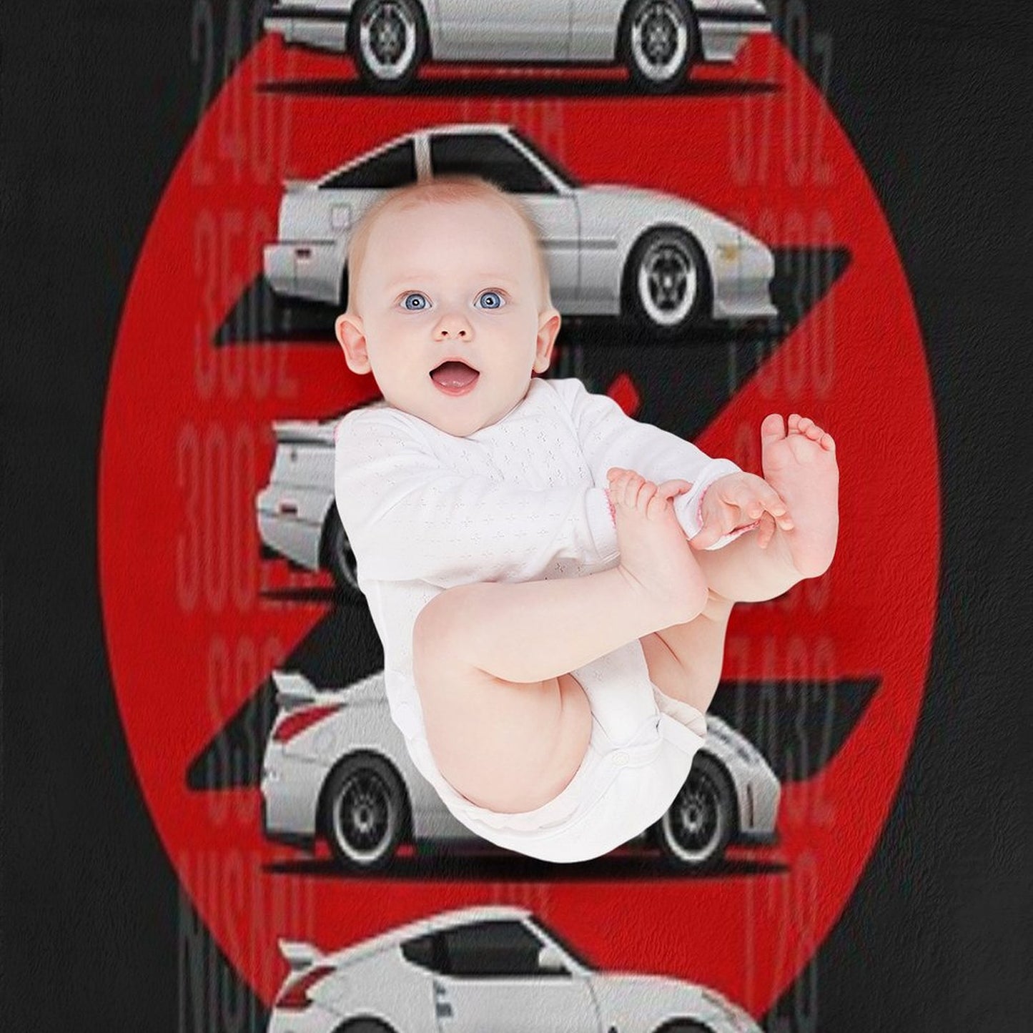 Z Generations (White) Throw Blanket