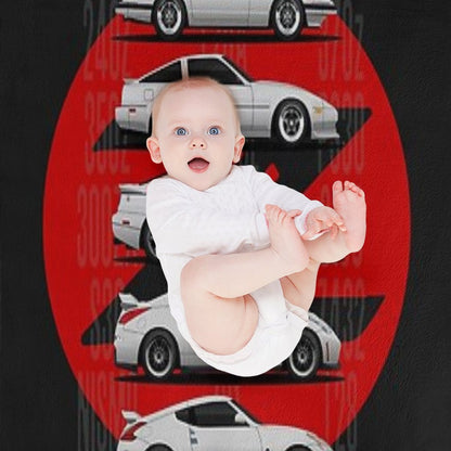 Z Generations (White) Throw Blanket