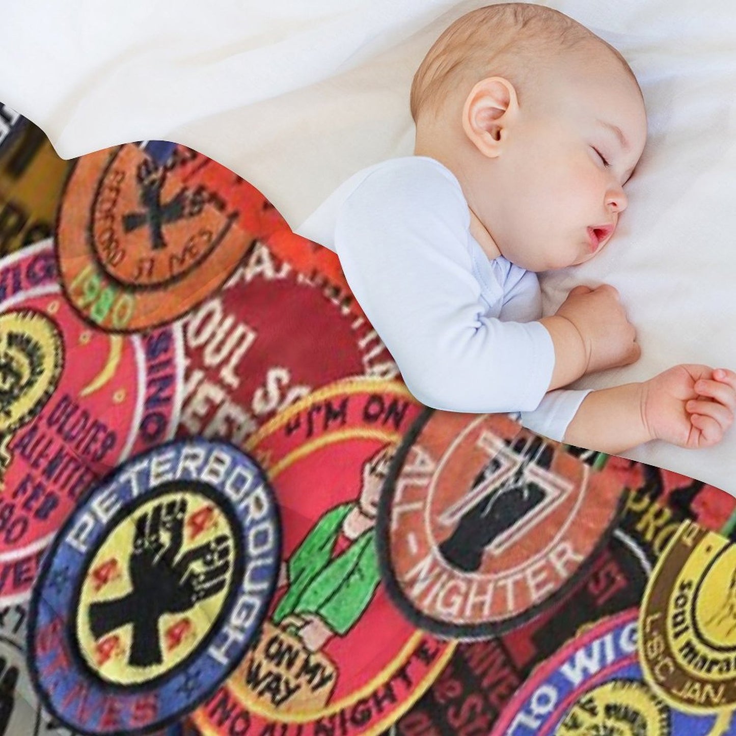 Northern Soul Memories Throw Blanket