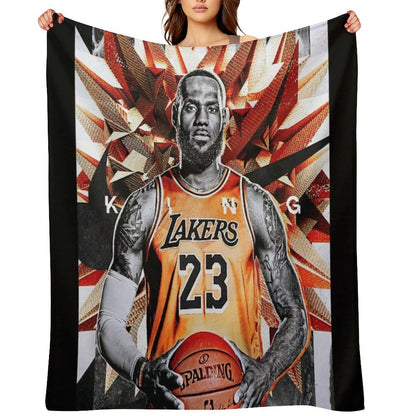 The King James 23 Throw Blanket