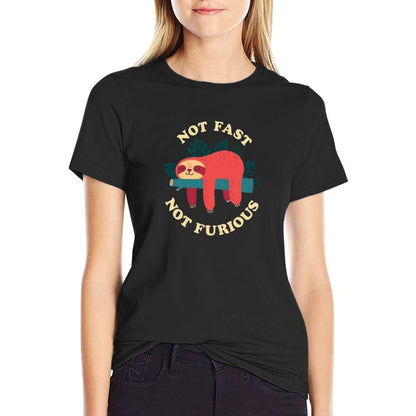 Not Fast, Not Furious  Fade-proof Color T-Shirt