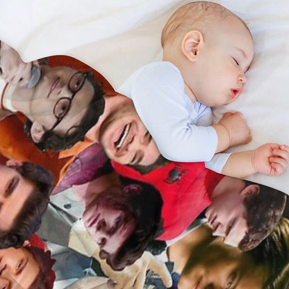 Spider Trio Photo Collage Throw Blanket