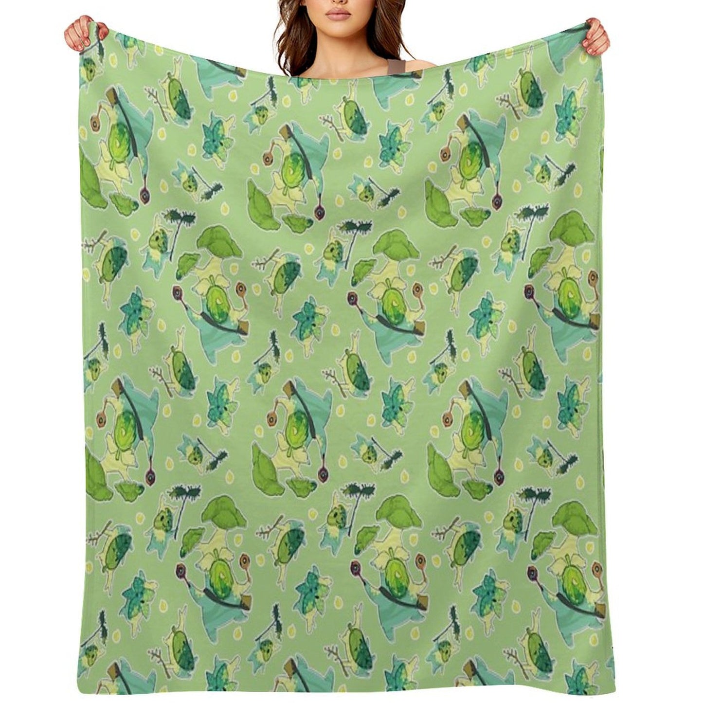 Korok Pattern Throw Blanket