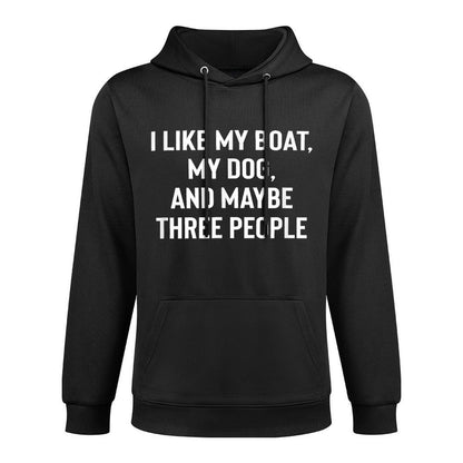 Funny Boating Gifts For Men Women Boaters Boat Owner Cotton-Polyester Blend Hoodie