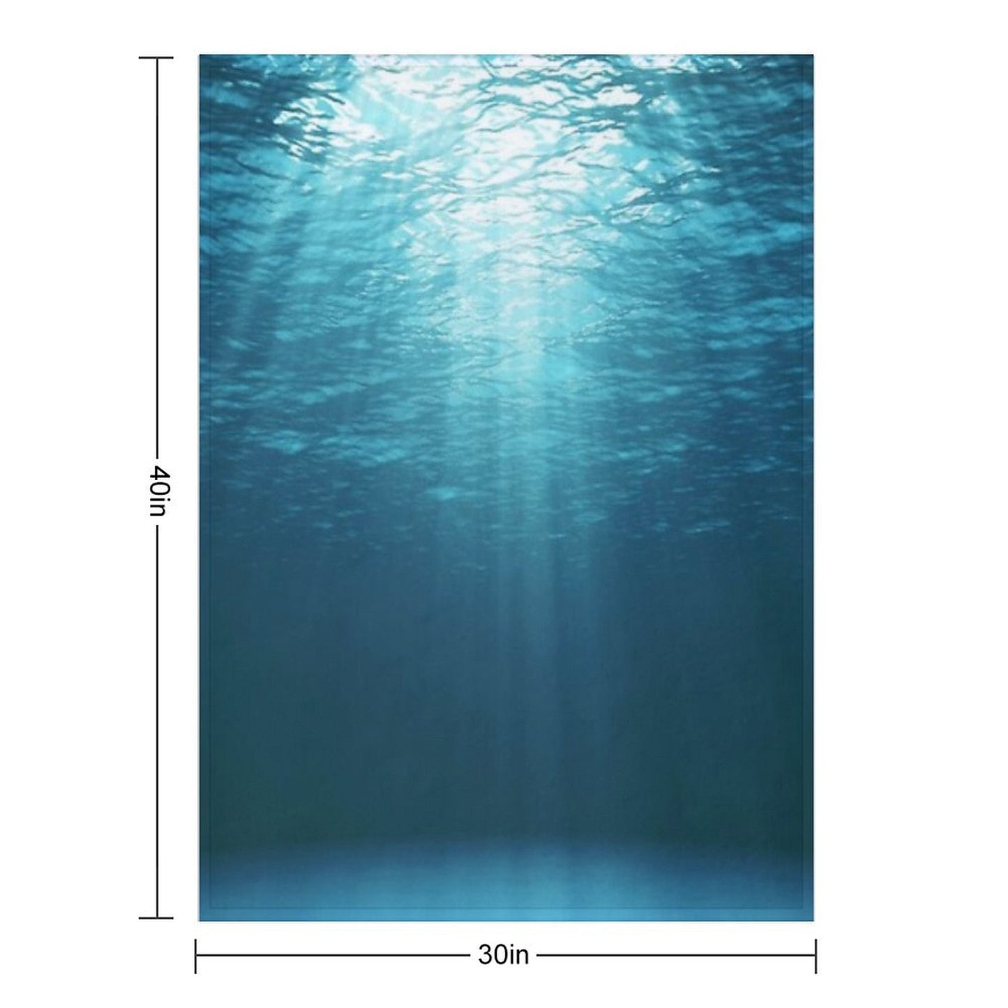 Look at Under The Sea Throw Blanket