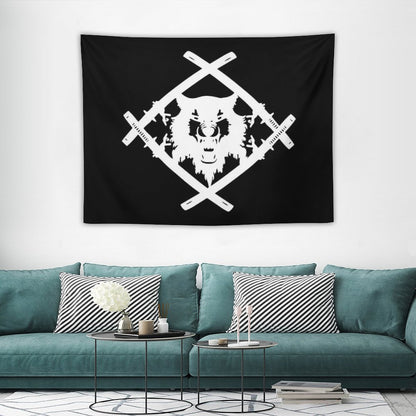 Xavier Wulf Merch Xavier Wulf Logo Tapestry