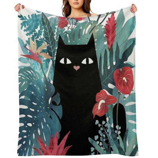 Popoki Throw Blanket